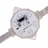 Pantalla LED XQD IP68 Resistente al Agua RGB de 160 Grados, Iluminación Puntual para Embalaje Secundario, Pared Exterior, Publicidad en Centros Comerciales, Pantalla de Rejilla, Entretenimiento