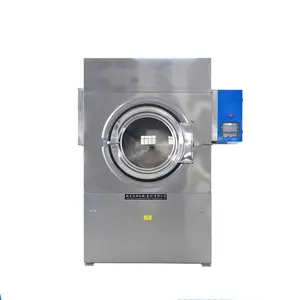 Gas Heating Industrial Commercial 150KG Steam Drying Machine Laundry Tumble Dryer For Fabrics