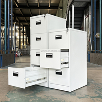 Archivador de Oficina Moderno de 3 Cajones, Archivador de Acero para Documentos, Plegable, de Metal, para el Hogar, la Oficina, Hoteles y Uso en Exteriores