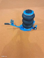 Cric pneumatique à levage rapide 3 T, cric de sol pliable pour réparation automobile, triple vérin, garantie 6 mois