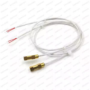 Tùy chỉnh đồng thau M6 M8 M10 Threaded probe 3m Cáp RTD cảm biến nhiệt Độ PT100 pt1000 - Product Image 2