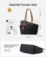 LOVEVOOK Sac à main et sac à bandoulière tendance pour femme de 12,5 pouces, petit sac fourre-tout avec fermeture éclair en cuir PU 2026
