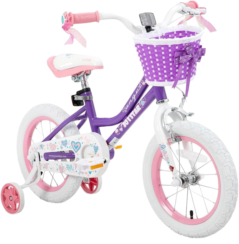 Single Speed 16-Inch Kids Bicycle for 1-10 Years Steel Fork Pedal Type ...