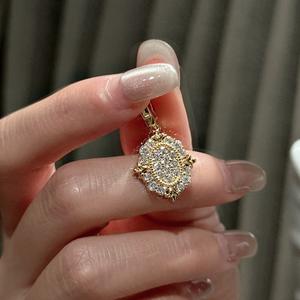 Pendientes de Plata de Ley S925 con Microincrustaciones de Circonita, Diseño Geométrico de Lujo, Estilo Vintage Antiguo, Cristal - Product Image 3