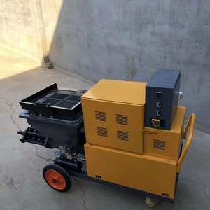 آلة رش قذائف الهاون الإسمنتية في موقع البناء - Product Image 5