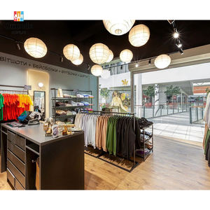 Custom Eco-Friendly Heavy Duty Clothing <b>Display</b> Racks | <b>Wall</b>-Mounted Garment <b>Cabinets</b> & Fashion Boutique Island Stands - Product Image 5