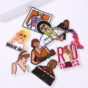 Patchs thermocollants brodés <span class=keywords><strong>3D</strong></span> style <span class=keywords><strong>Polaroid</strong></span> 1989, ODM en gros, badges CE Album Text Singer, sans minimum, pour fans de musique, sacs à dos et chapeaux - Product Image 1