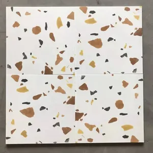 <span class=keywords><strong>Azulejos</strong></span> de Porcelana Cerámica <span class=keywords><strong>para</strong></span> Baño y <span class=keywords><strong>Cocina</strong></span>, Económicos, Tipo Terrazo, 300x300mm, Acabado Mate, Partículas <span class=keywords><strong>Grandes</strong></span> - Product Image 3