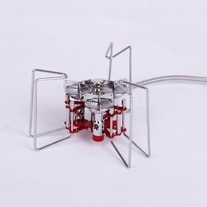 Kompor Gas Portabel Tiga Tungku untuk Berkemah, Piknik, dan Memasak di Luar Ruangan Berdaya Tinggi - Product Image 1