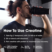 Bubuk Creatine Monohydrate Murni OEM - Pendukung Kekuatan Pembentukan Otot Lanjutan untuk Performa Atletik Puncak, Untuk Dewasa 300g