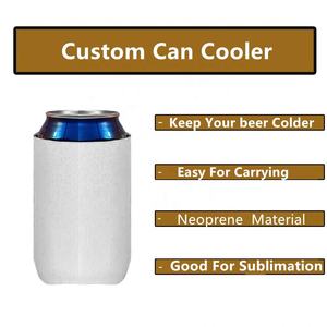 Free Logo Printed 12 oz Insulated Neoprene Beer <b>Can</b> <b>Coolers</b> Solid Color Customised Party Standard <b>Can</b> <b>Coolers</b> - Product Image 5