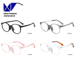 Lunettes de vue pour enfants, monture intégrale solide en TR90, taille 48-19-140 |   Lentilles Monofocales Compatibles |   Ajustement confortable |   pour la correction de la myopie - Product Image 4