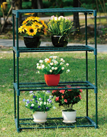 Serre à cadre en métal renforcé imperméable à l'eau Serre de jardin isolée multicouche pour fleurs toutes saisons