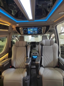 Nouveau Siège Classique Beige Noir Original Vito Compatible W447/Metris/V250/V300/W447 Mercedes Viano/Vito/Classe V Banc 3 Places Électrique - Product Image 2