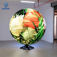 Pantalla LED Esférica HD Personalizada P1.8 P2 P2.5 P3, Pantalla LED de Globo de 360 Grados para Exposiciones, Centros Comerciales, Plazas y Proyectos Emblemáticos