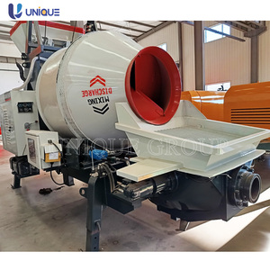 Bomba de Concreto Portátil UNIQUEMAC de 10-40cbm/H con Mezcladora - Product Image 2