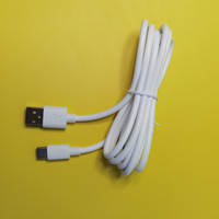 Kabel Data pengisi daya mikro tipe-c untuk ponsel PVC jaket bahan tembaga murni antarmuka L