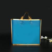 Sac de courses en LDPE recyclable à fond carré, prix de gros abordable, avec poignée Flexiloop, impression en héliogravure, logo personnalisé