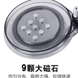 Boîte à appâts magnétique Miorve 190 mm en plastique multi-compartiments, boîte à appâts de pêche universelle, conteneur pour appâts en vrac - Product Image 4