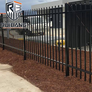 Ruibang <strong>Galvanised</strong> Metal <strong>Railings</strong> with Matching Gates for European Boundary Projects - Product Image 5