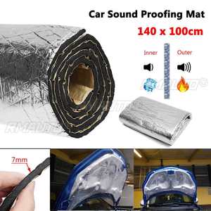 Alfombrilla de espuma de aluminio de 15 pies cuadrados para insonorización de coche, aislamiento de ruido para capó, motor y muro cortafuegos, mantiene el calor - Product Image 1