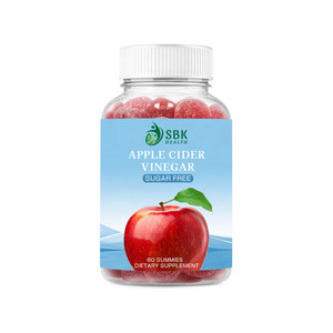 Bon prix Vitamine E Gommes au vinaigre de cidre de pomme Bonbons gélifiés ACV Soutien digestif Sans gluten pour adultes Favorise la santé intestinale - Product Image 1