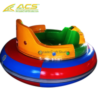 ACS Green Orange Circular Bumper Ride-On Amusement Attraction Lighted Indoor Arcade Commercial Entertainment Equipment Metal