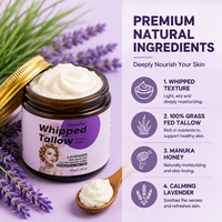 Marca Privada para Crema Hidratante Corporal 100% Manteca de Karité Sin Perfume, Sin Parabenos, para el Cuidado de la Piel de Adultos, Bálsamo de Miel Batido