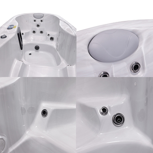 Mini Jacuzzi de Lujo para 2 Personas con Luz LED, Independiente, para Uso en Villas - Product Image 3