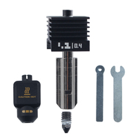 Untuk Bambu Lab P2S Hotend Kit Nozzle Baja Keras 0.4mm yang Dapat Dilepas Tahan Suhu Tinggi untuk Aksesori Printer 3D