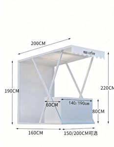 Mobiler, umweltfreundlicher, pulverbeschichteter Marktstand für Außenbereiche, Großveranstaltungen, Ausstellungen, malerische Orte und Nachtmarkte - Product Image 6