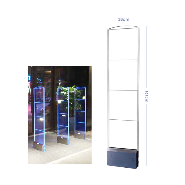 Dragon Guard Retail Loss Prevention System 8.2Mhz RF Antenna Mono Board eas antirrobo System with Jammer Anti-Theft Acrylic