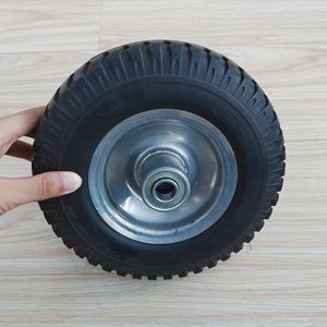 Griff wagen 2.50-4 Reifen Gummi rollen Räder Vollrad Schubkarre Pneumatik räder - Product Image 4