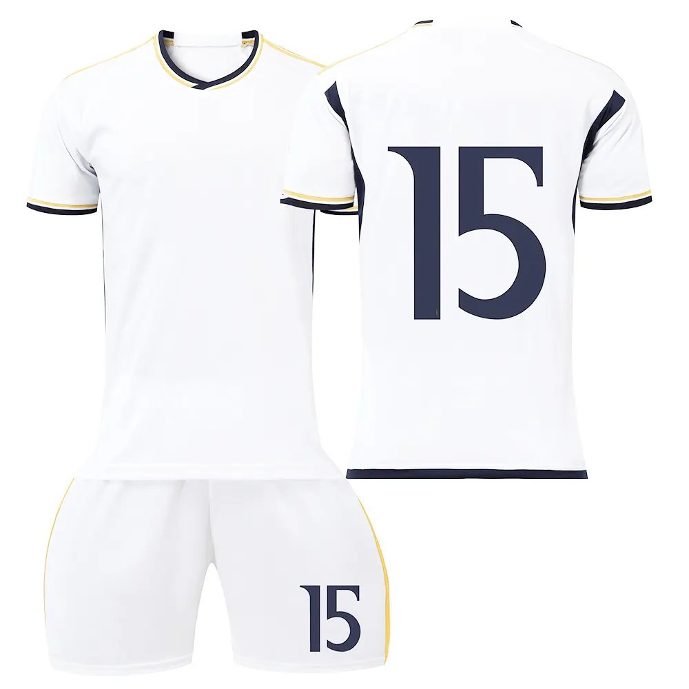 Uniforme de futebol masculino respirável para jovens, camisa de futebol de clube de futebol, roupas esportivas