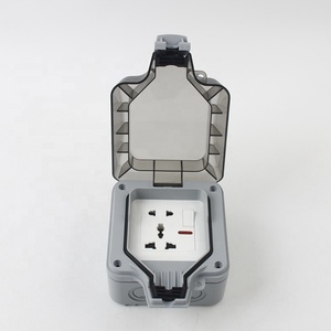 Johnn Chất lượng cao IP66 không thấm nước chuyển đổi CN điện 1 <span class=keywords><strong>Gang</strong></span> 5 pin MF ổ cắm với Neon Dễ dàng cài đặt - Product Image 2