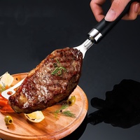 Peralatan dapur multi-baja tahan karat bahan tebal mudah dibersihkan cermin dipoles perlengkapan dapur tujuan Spatula kue