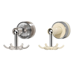 Suction Cup <b>Kitchen</b> Six-Claw <b>Hook</b> Wall-Mounted Rotating Storage Rack For Pots Spatulas Spoons Utensils Adjustable No Drill - Product Image 5