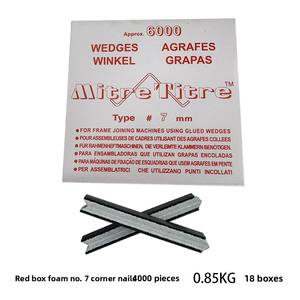 Cornice <span class=keywords><strong>a</strong></span> <span class=keywords><strong>punto</strong></span> <span class=keywords><strong>croce</strong></span> <span class=keywords><strong>a</strong></span> forma di V chiodi angolari in schiuma di acciaio colla foto cornice comune macchina per unghie - Product Image 6