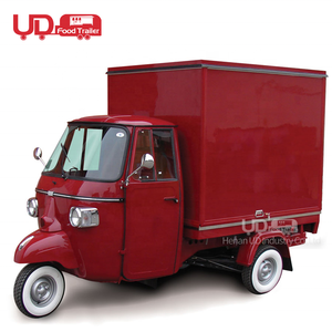 गर्म बिक्री सस्ते मिनी इलेक्ट्रिक Piaggio बंदर आइसक्रीम ट्रक मोबाइल खाद्य खड़े विक्रेता गाड़ी - Product Image 4