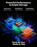 Tablette Android avec connectivité 5G cellulaire et Wi-Fi, écran HD de 8 pouces, 6 Go de RAM, 128 Go de ROM, batterie de 6000 mAh, tablette 5G avec emplacement pour carte SIM