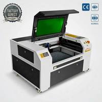 Machine de découpe et gravure laser CO2 de haute qualité 50-100W, refroidie par eau, haute précision pour papier, caoutchouc, MDF, acrylique, bois, et marquage de noms d'animaux de compagnie