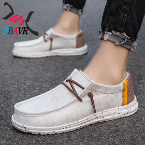 Zapatos Mocasines de Tela de Algodón Talla Grande 39-48, Zapatos para Caminar Ligeros con Forro de Malla Transpirable para Primavera, Verano y Otoño - Product Image 3