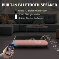 Plataforma vibratoria para hacer ejercicio, dispositivo para fisioterapia profesional, con función de música, para hacer ejercicio efectivo