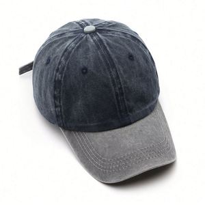 Gorra de Béisbol de Perfil Bajo, Teñida con Pigmentos, Dos Tonos, 100% Algodón Lavado, Ajustable, Sin Estructura, para Hombre y Mujer, Tapa Kappe - Product Image 3