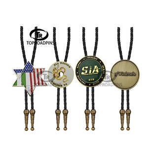 Metal artesanía corbatas cuero cuerda collar camisa Collar pajarita vaquero joyería vaca Animal <span class=keywords><strong>Zodiaco</strong></span> Bolo pajarita Collar para hombres - Product Image 2