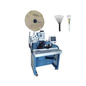 Machine de sertissage de dénudage de fils de câble multicœur automatique avec outil de pressage de certificat CE - Product Image 5