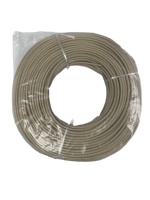 Gaine tressée résistante aux hautes températures |   Tuyau d'isolation thermique en fibre de verre et fibre de basalte sans halogène pour la protection des câbles
