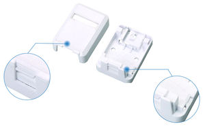 Boîtier Keystone RJ45 à montage en surface CAT6A/CAT6/CAT5E UTP FTP Blanc ABS S019 LE Zhejiang - Product Image 4