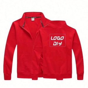 Men's Sport Baseball Jackets Excellent Quality Cotton Material Zipper up Stand Collar Plus Size Breathable - Product Image 1