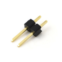 Connecteur à broches simple rangée JBL, pas de 2,54 mm, 1 à 40 broches, matériau PBT, contacts en bronze phosphoreux plaqués or, pour utilisation sur circuits imprimés, emballage en bobine de ruban
